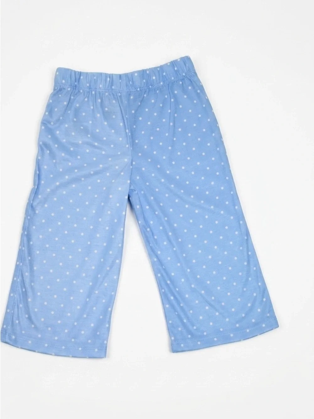 GAP Kids Light Blue White Polka Dot Short-Sleeve Pajama Set - Girls